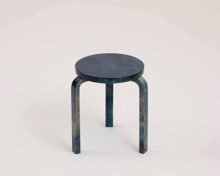 嶌原 佑矢 Stool 60 Cyanotype 3