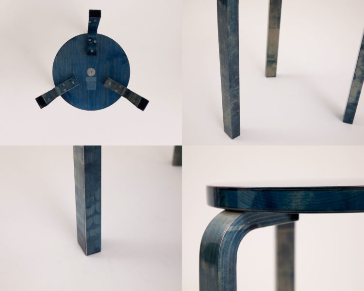 嶌原 佑矢 Stool 60 Cyanotype 3